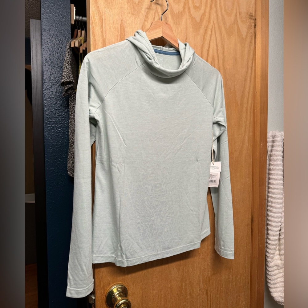 NWT Women’s Free Fly Bamboo Weekender Hoody in Willow Green Size XS